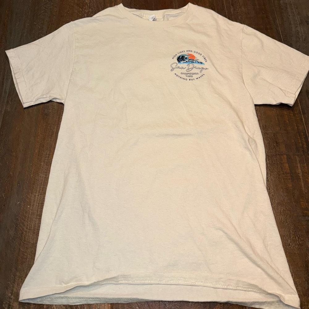 Cream Graphic T-Shirt